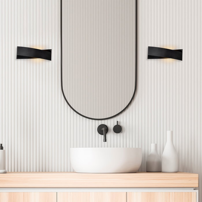 Opviq Lámpara de pared 7156 Negro